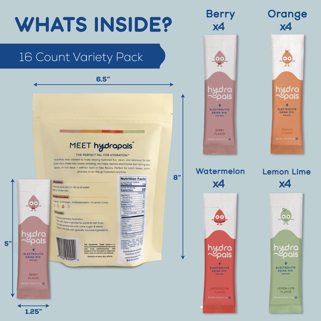 HydraPals™ Kids Electrolyte Drink Mix – Variety Pack